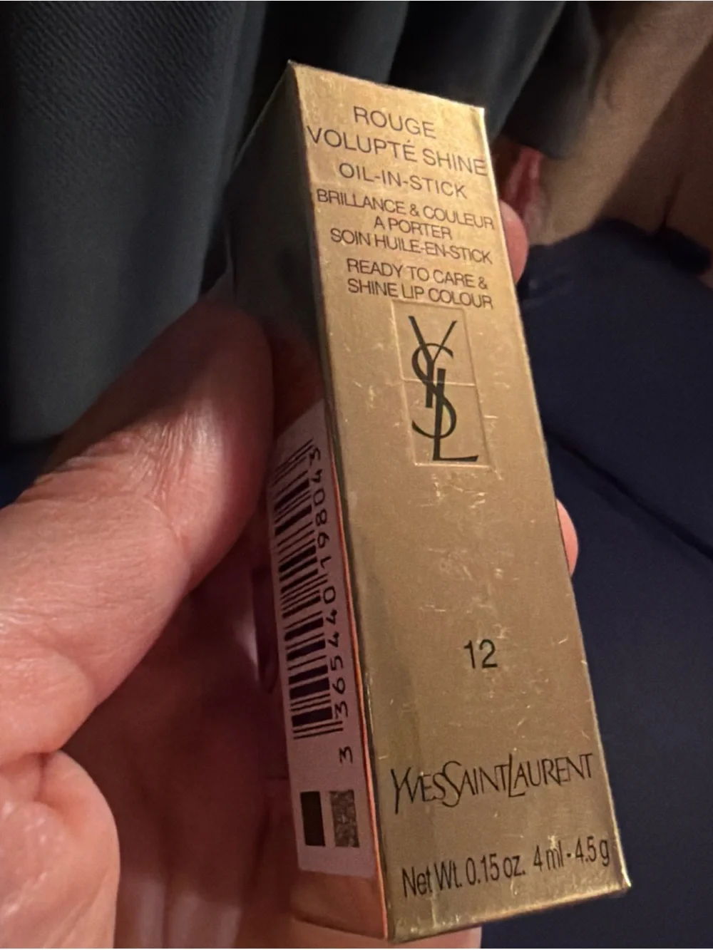 Yves Saint Laurent YSL Oil in Stick Lipstick 12 Coral Dolman Full Sz Rouge